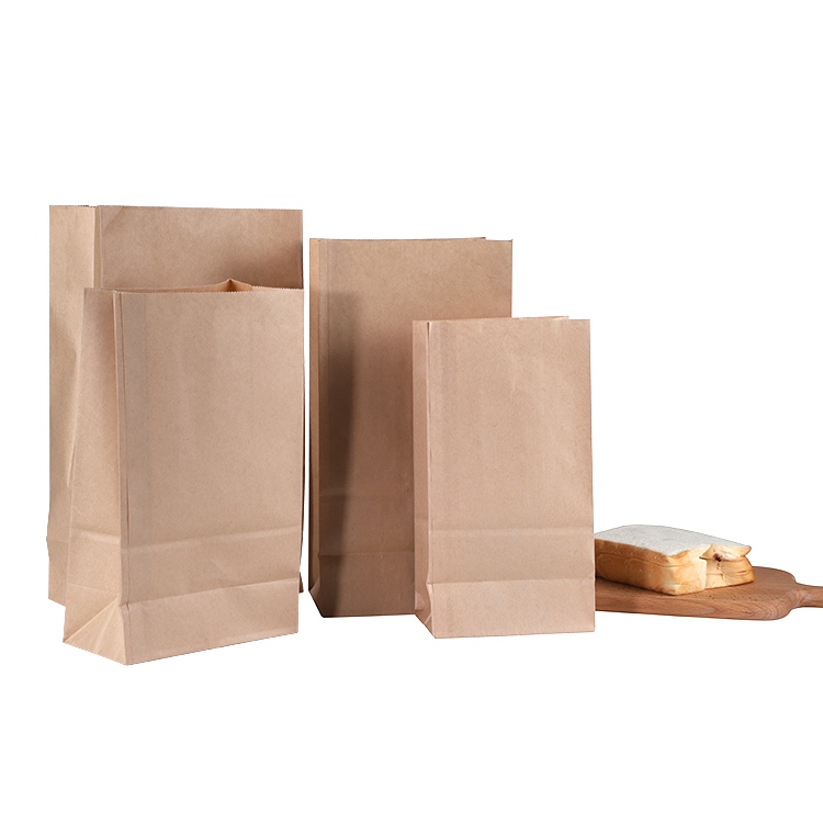 Saco plano de papel Kraft