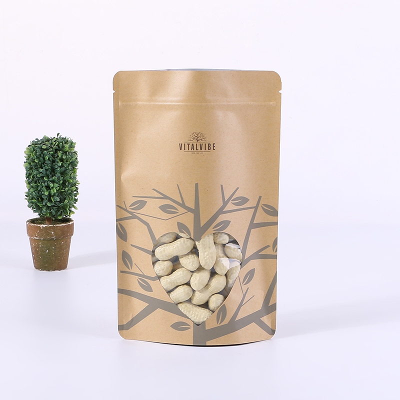 Bolsa de papel Kraft selável termicamente